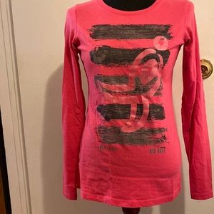 Women long sleeve top size XS color pink